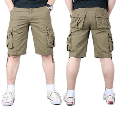 

Mens Multi Pocket Cargo Pants Military Army Combat Trousers Work Cargo Pants Casual Walking