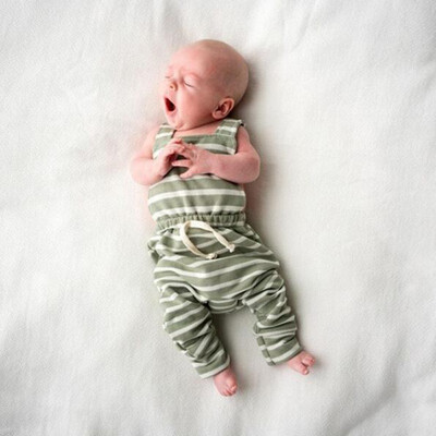 

Baby Clothes Hot Sale Summer Casual Baby Boy Sleeveless Striped Suspender Trousers Cute Bib Pant Kids Overalls