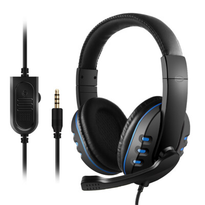 

35mm Wired Gaming Headphones Over Ear Game Headset Noise Canceling Earphone with Microphone Volume Control