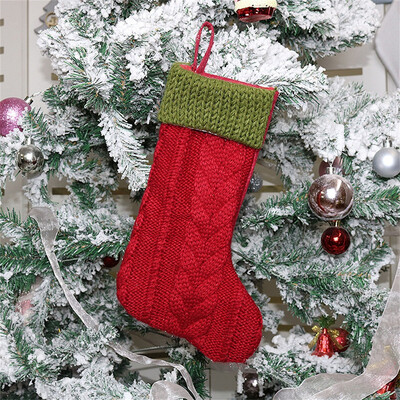 

Gobestart Christmas Stockings 12 inches Knit Christmas Stockings for Season Decor