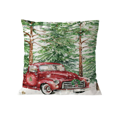 

Tailored Merry Christmas Pillow Cases Soft Sofa Cushion Cover Home Decor Pillow Core