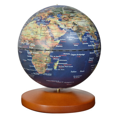

Fun globe 5 inches 13cm Touch lamp music bell satellite globe - small world
