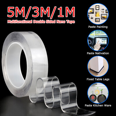 

1Pcs Dustproof Transparent Multifunctional Double-Sided Adhesive Nano Tape Traceless Washable Removable Tapes