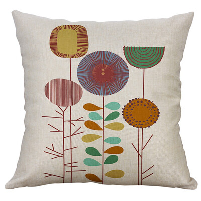 

〖Follure〗Simple Linen Creative Lovely Pillow Cover Pillow Cover Car Pillow Cover