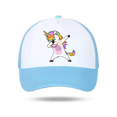 

Unicorn Cap Girls Boy Kids Baseball Cap Summer Sun Hat Adjustable Unique Gift