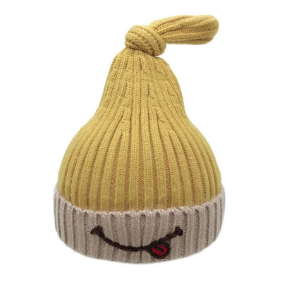 

Newly Arrival Newborn Kids Baby Girl Warm Winter Knit Cartoon Fur Candy Color Hat Crochet Cap
