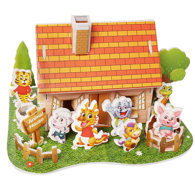 

YIWULAPretty Dream HOUSE 3d Puzzle House THE BEST DIY Gift Kids Toy Games
