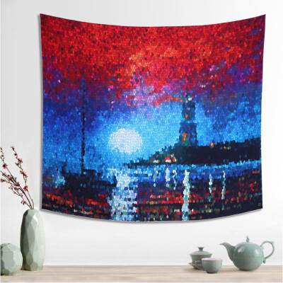 

Geometric stone simulation tapestry Galaxy Hanging Wall Tapestry Hippie Retro Home Decor Yoga Beach Towel