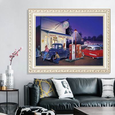 

Toponeto 5D Full Square Dirll Embroidery Paintings Rhinestone Pasted DIY Diamond Painting