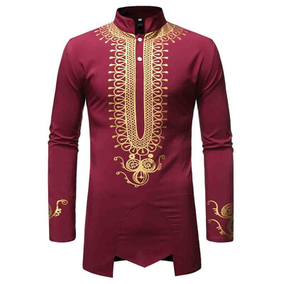 

Tailored Fashion Mens Slim Fit Printed Muscle Tee T-shirt Casual Medium length shirt