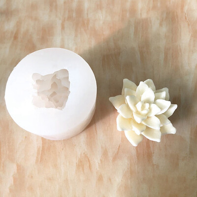 

Succulent Plant Soap Mould Sugarcraft Silicone Cookie Chocolate Mold Cake Decor