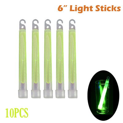 

〖Follure〗10PCs Colorful Glow Sticks 6 Inch Light Sticks Party Favors for Kids Adults