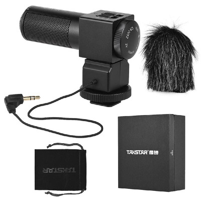 

Takstar SGC-698 Pro Photography Interview On-camera Microphone Recording Mic for Nikon Canon Sony DSLR Camera DV Camcorder