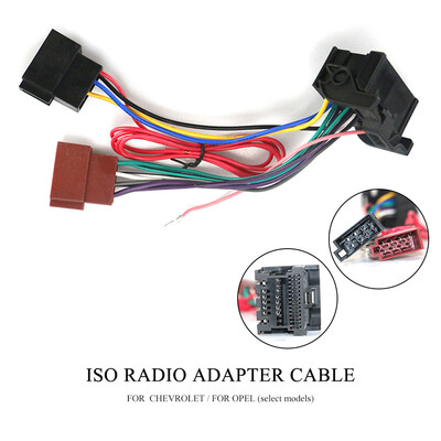

12-131 ISO Radio Adapter for CHEVROLET for OPEL Wiring Harness Connector Lead Loom Cable Plug Adaptor Stereo