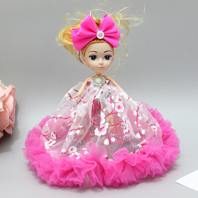 

YIWULALovely Wedding Dress Lady Doll Pendant Cute Baby Key Ring Girls Favor Toy