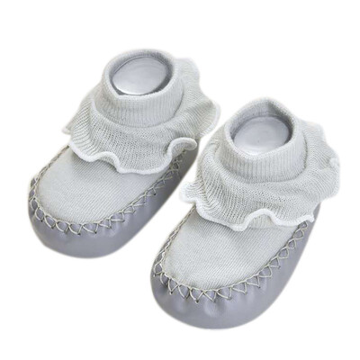 

Baby Boys Girls Infant Spring Autumn Cotton Shoes Socks Cute Warm Anti-Slip Floor Shoes Socks Warmer Indoor Walk Learning Socks
