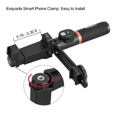 

ViewFlex VF-H6 Smartphone Video Rig Hand Grip Handle Stabilizer Kit with Remote Control LED Light Video Microphone for iPhone 6