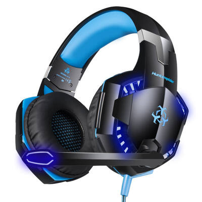 

LED Light Bass Headphone With Microphone Volume Control Stereo Gaming Headset For PS4 XBOX ONE Earphone