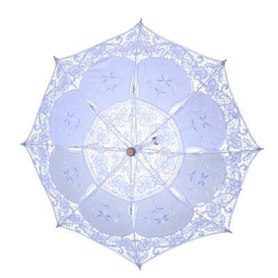 

2018 new lace umbrella umbrella Cotton lace craft Western-style palace ladies banquet lace umbrella Wedding Decoration