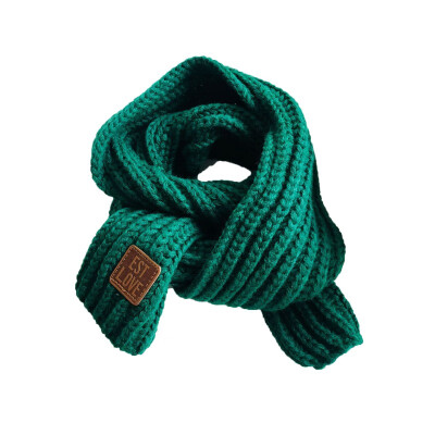 

Baby Girls Boys Autumn Winter Warm Soft Knit Toddler Winter Crochet Infinity Circle Scarf Multi-color Baby Scarf