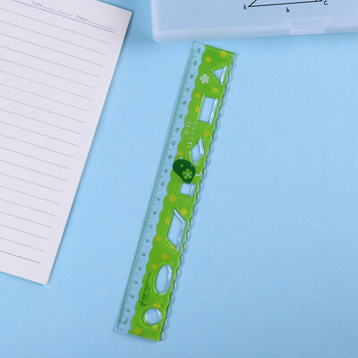 

Toponeto Clear Plastic Straight Ruler Plastic Measuring Tool for Student School Office