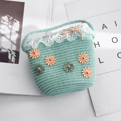 

Baby Small Bag Straw Shoulder Messenger Crossbody Bag Girl Mini For Summer Hot