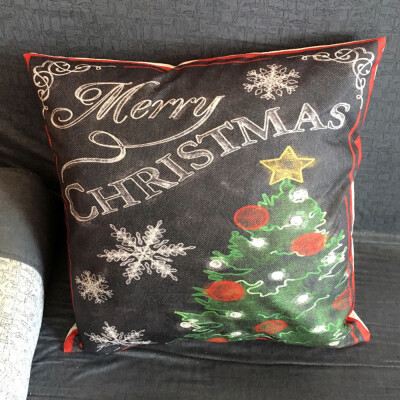 

Siaonvr Christmas Pillow Sofa Waist Throw Cushion Cover Home Decor C