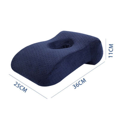 

Soft Pillow Slow Rebound Memory Foam Breathable With Hole Lunch Break Breathable Pillow Sleeping Pillow For Travel Office School