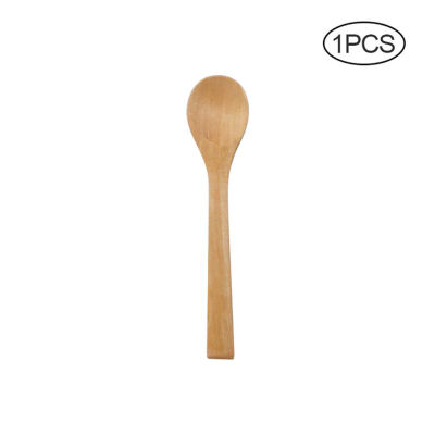 

5Inch Small Coffee Scoop Teaspoon Wooden Spoons Honey Jam Ice Cream Dessert Spoon Condiments Salt Spoon