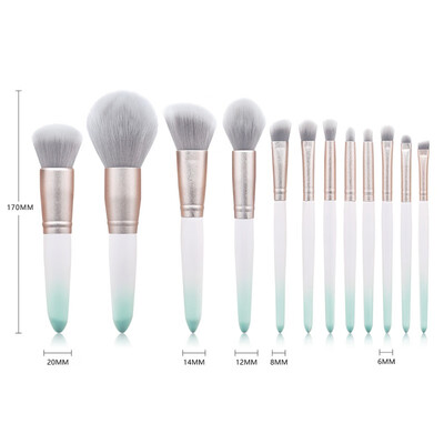 

10pcs Makeup Brush Set Foundation Powder Marble Make Up Brush Tool Kits Professional Women Brushes Eye Shadow Eyeliner Soft
