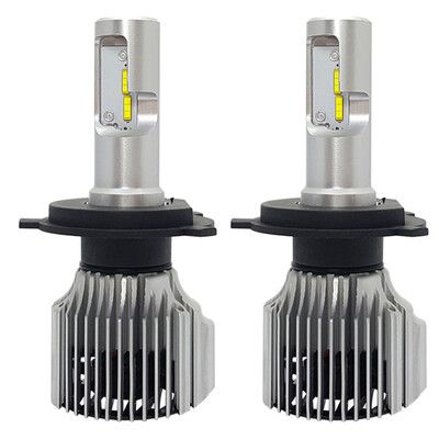 

2Pcsset ZV1 H4 60WPair 6000K Car Led Headlight Bulb Led Beam Car Headlight Bulbs Light Replacement Kit