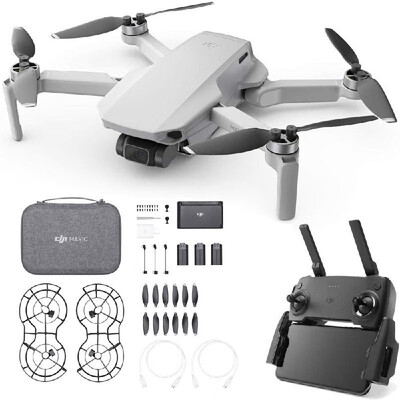 

DJI Mavic Mini Fly More Combo 4KM FPV Drone with 27K Camera 3-Axis Gimbal 30mins Flight Time 249g Ultralight GPS RC Quadcopter