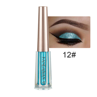 

12 Colors Glitter Liquid Eyeshadow Long Lasting Shimmers Eye Makeup Highlighter