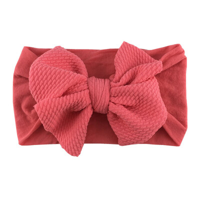 

Soft Cotton Knit Baby Heaband Cute Flower Elastic Hearband Baby Cute Girls Boys Pearl Bowknot Design Headband Headwear Apparel