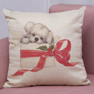 

Tailored New Christmas Cotton Linen Pillow Case Sofa Cushion Cover Home Decor