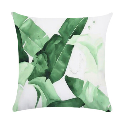 

Pillow Case Tropical Leaves Series Linen Cushion Covers