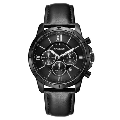 

Cadisen Watch Men Sport Chronograph Clock Quartz Wristwatch Business Waterproof Watch Men