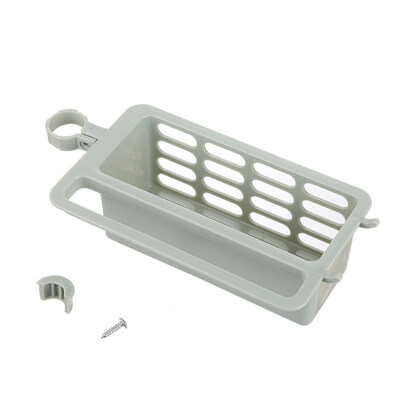 

Household Kitchen Bathroom Soap Storage Rack Draining Holder Duster Cloth Hanger
