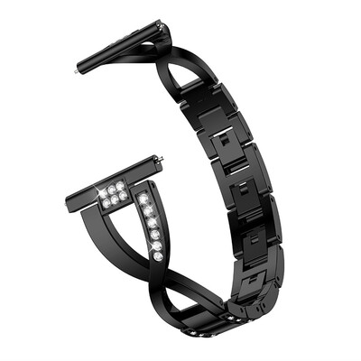 

〖Follure〗Replacement Metal Crystal Watch Strap Wrist Band For XIAOMI Huami Amazfit GTS