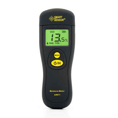 

SMART SENSOR AR971 Instrument Hygrometer Analyzer Digital Wood Moisture Meter Timber Moisture Content Tester