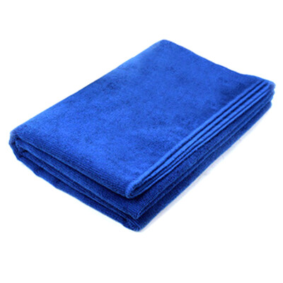 

3pcs Blue Microfiber Cleaning Auto Car Detailing Soft Cloths Wash Towel Duster