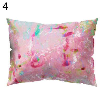 

Romantic Flower Stone Pattern Throw Pillow Case Cushion Cover Bedding Articles