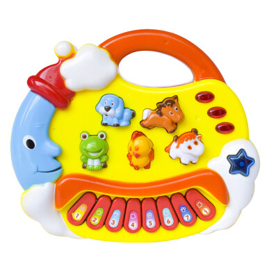 

Baby Kids Musical Animal Farm Piano Toys Musical Instrument Toy Developmental Early Educational Toys For Children Gift
