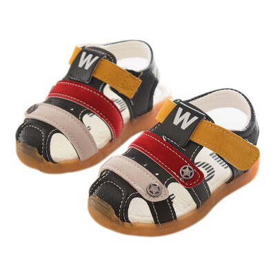 

2019 New Toddler Kids Baby Girls Boys Summer Closed Toe Beach Shoes Sandals Sneakers