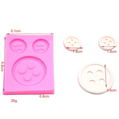 

New Silicone Button Shapes Chocolate Mold Candy Fondant Cake Mould Cake Decoration DIY Baking Tools