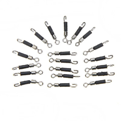 

20Pcs 10 12 Stainless Steel Fishing Hook Line Connector Rolling Swivels