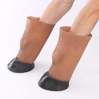 

Latex Horse Hooves Glove Animal Accessory Cosplay Halloween Party Costume Prop