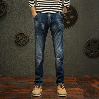 

Gobestart Mens New Fashion Casual Denim Straight Jeans Loose Trouser Long Pants