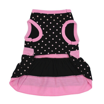 

Pet Dog Clothes Spring Summer Puppy Dogs Cotton Breathable Skirt with Bow Knot pets dresses pet Accessories 2019 new