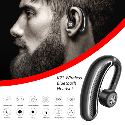 

Headphone willstar K21 wireless bluetooth headset color box black silver english black gold english lithium battery